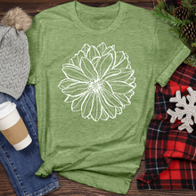 Load image into Gallery viewer, Decorative Dahlia Flowers Heathered Tee