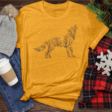 Load image into Gallery viewer, Wolf Tree Heathered Tee